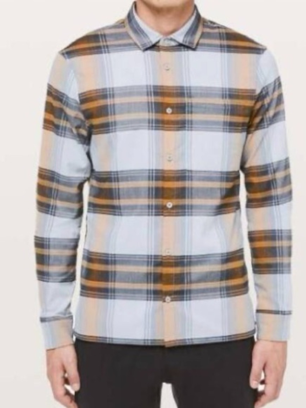 Lululemon Mason Peak Flannel Shirt Size Large